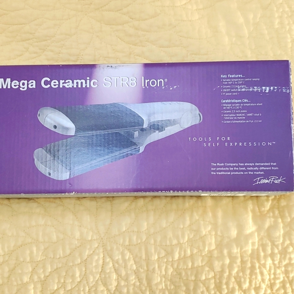 Rusk Mega Ceramic STR8 Iron